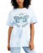 Junk Food Women's Cotton Butterfly-Graphic Tie-Dyed T-Shirt