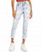 Tinseltown Juniors' Embroidered Mom Jeans