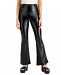 Tinseltown Juniors' Faux-Leather Flare Pants