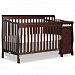 Dream On Me 5-In-1 Brody Convertible Crib With Changer Espresso