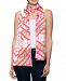 Inc International Concepts Chevron Floral Oblong Scarf, Created for Macy's