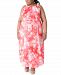 Robbie Bee Plus Size Floral-Print Maxi Dress