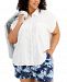 Style & Co Plus Size Camp Shirt, Created for Macy's
