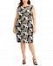 Connected Plus Size Printed Sheath Dress