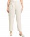 Eileen Fisher System Plus Size Straight-Fit Silk Pull-On Pants