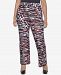 Ny Collection Plus Size Printed Pull-On Pants