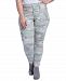 Seven7 Jeans Trendy Plus Size Camo-Print Utility Skinny Ankle Jeans