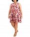 Style & Co Plus Size Floral-Print Flip-Flop Dress, Created for Macy's