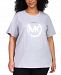 Michael Michael Kors Plus Size Cotton Logo T-Shirt