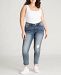 Plus Size Jagger Mid Rise Distressed Skinny Jeans