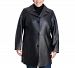 Anne Klein Plus Size Leather Coat