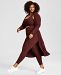 Nina Parker Trendy Plus Size Hacci Ribbed Duster, Created for Macy's