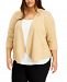Alfani Plus Size Cozy Open-Front Cardigan, Created for Macy's