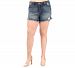 Celebrity Pink Trendy Plus Size Ultra-High-Rise Jean Shorts