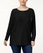 Inc International Concepts Plus Size Shirttail-Hem Sweater, Created for Macy's
