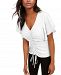 Inc International Concepts Plus Size Ruched-Front Top, Created for Macy's