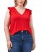 1. state Trendy Plus Size Ruffled Top