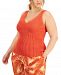 Inc International Concepts Plus Size Ribbed Tank Top, Created for Macy's