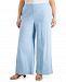 Alfani Plus Size Wide-Leg Ankle Pants, Created for Macy's