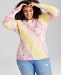 Charter Club Plus Size Tie-Dyed Cashmere Sweater, Created for Macy's