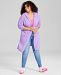 Charter Club Plus Size Hooded Cashmere Cardigan, Created for Macy's