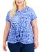 Style & Co Plus Size Crossover Top, Created for Macy's