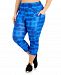 Ideology Plus Size Tie-Dye Cropped Leggings, Created for Macy's