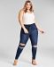 Nina Parker Trendy Plus Size High-Waisted Skinny Jeans, Created for Macy's