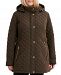 Laundry by Shelli Segal Plus Size Faux-Fur-Lined Quilted Coat