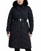 Michael Michael Kors Plus Size Faux-Fur Trim Hooded Coat