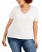 Inc International Concepts Plus Size Cotton Animal-Print T-Shirt, Created for Macy's