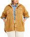 Style & Co Plus Size Sherpa Jacket, Created for Macy's