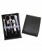Royce Genuine Leather Manicure Kit with Stainless Steel Implements
