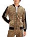 Inc International Concepts Men's Regular-Fit Geometric Velour Track Jacket, Created for Macy's