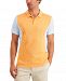 Alfani Men's Regular-Fit Pieced Ribbed-Knit Polo Shirt, Created for Macy's