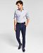 Bar Iii Men's Slim-Fit Blue Plaid Suit Pants, Created for Macy's
