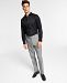 Bar Iii Men's Slim-Fit Black/White Plaid Suit Pants, Created for Macy's