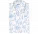Bar Iii Men's Organic Cotton Large Poppy-Print Slim Fit Dress Shirt, Created for Macy's