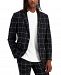 Inc International Concepts Men's Classic-Fit Sketched Grid Blazer, Created for Macy's