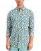 Club Room Men's Regular-Fit Stretch Ditsy Floral-Print Poplin Shirt, Created for Macy's