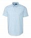 Cutter & Buck Men's Soar Windowpane Short Sleeve Shirt