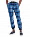 Sun + Stone Men's Donnie Regular-Fit Plaid Joggers, Created for Macy's
