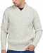 Barbour International Men's Shawl Collar Cable Knit Sweater