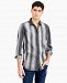 Inc International Concepts Men's Blurred Striped Shirt, Created for Macy's