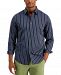 Alfani Men's Regular-Fit Stretch Stripe Shirt, Created for Macy's
