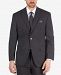 Sean John Men's Classic-Fit Dark Gray Check Suit Separate Jacket