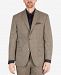 Sean John Men's Classic-Fit Tan Plaid Suit Separate Jacket