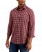 Club Room Men's Slim-Fit Stretch Check Shirt, Created for Macy's