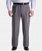Haggar Men's Big & Tall Premium Comfort Stretch Classic-Fit Solid Pleated Dress Pants
