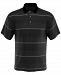 Pga Tour Moisture-Wicking Stripe Jacquard Golf Polo Shirt